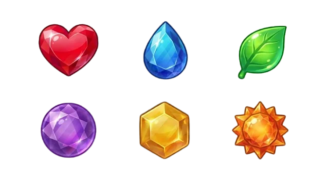 Game icons for the Match 3 game I'm working on picture 3 of 3