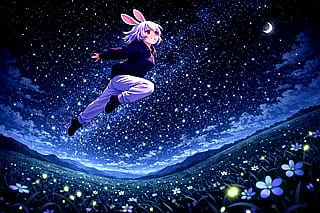 Usami leaps for the stars!'