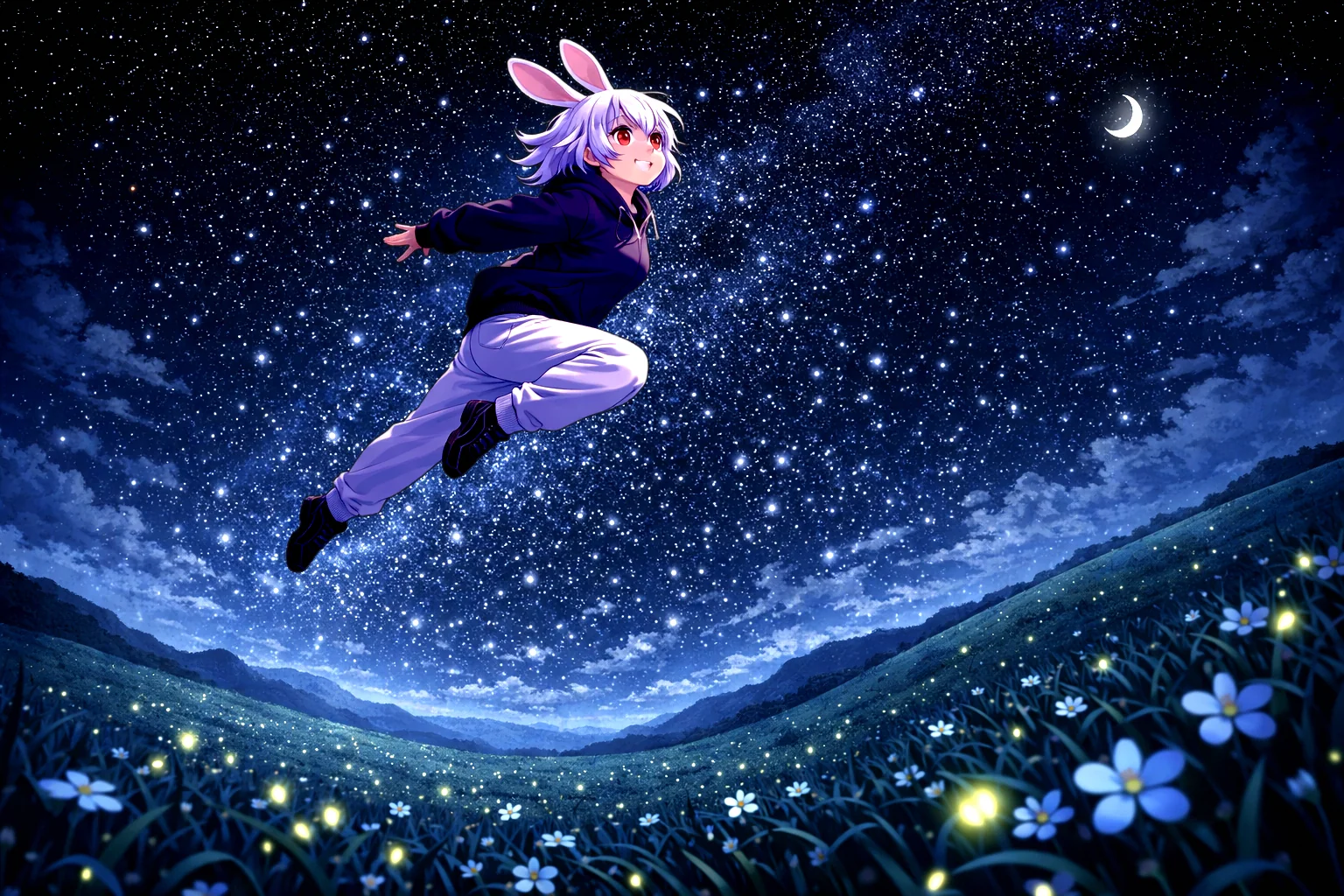 Usami leaps for the stars! picture 1 of 1
