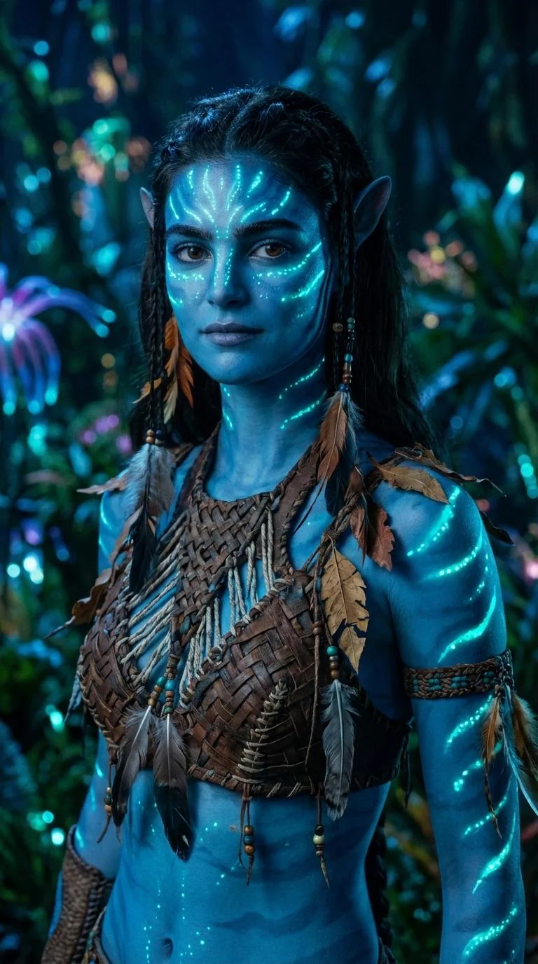 I created my own Avatar! Prompt given below picture 1 of 1