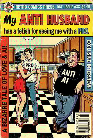 They hate AI but are hiding a fantasy...🤫'