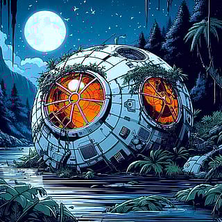 Abandoned Space Pod'
