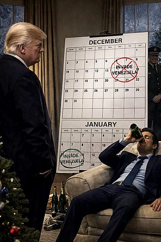 How I imagine everything has gone down recently'