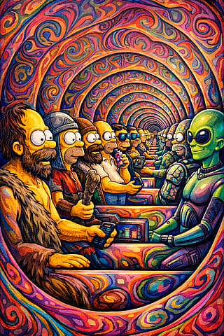 art imitates life imitating art'