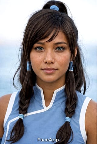 Realistic Portrait Of Avatar Korra (Legend Of Korra).'