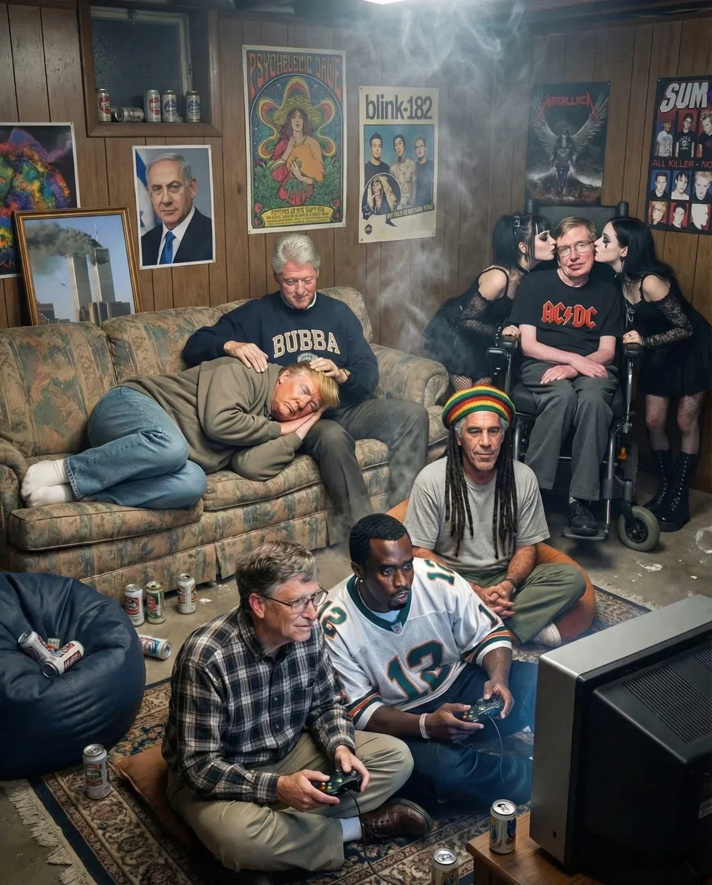 Nothing to see here, move along. Just guys hanging out until the schools let out. picture 1 of 1