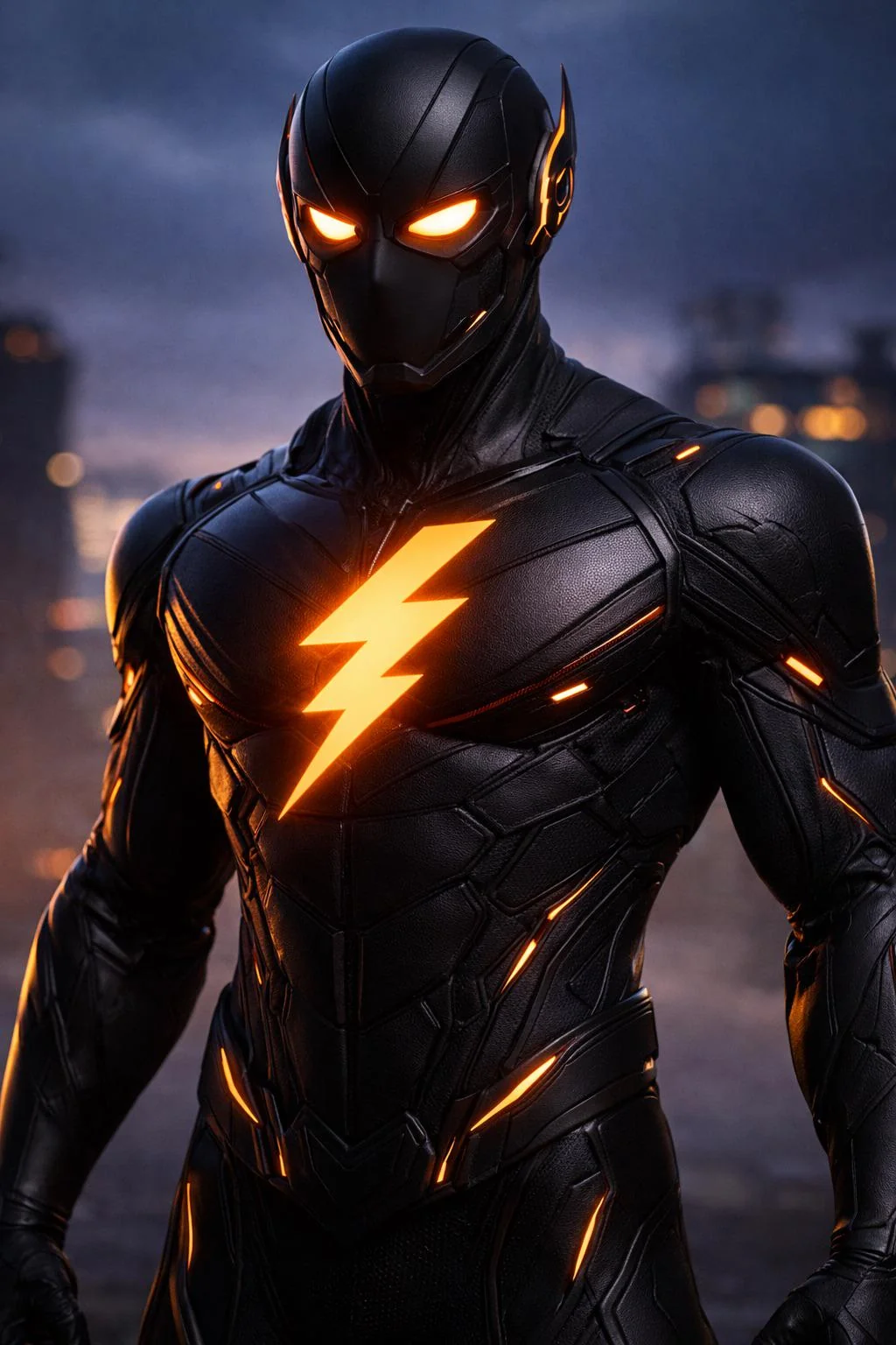 I had chat gpt create a concept art of a speedster suit i had saw in a dream picture 1 of 1