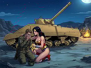 Despair not, brave one; Your iron chariot shall be made whole again'