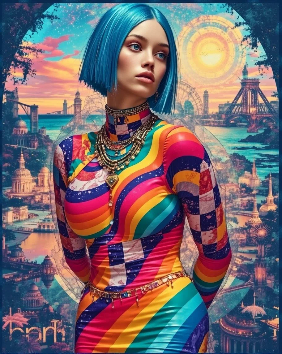 Blue Haired Cat Lady picture 1 of 1