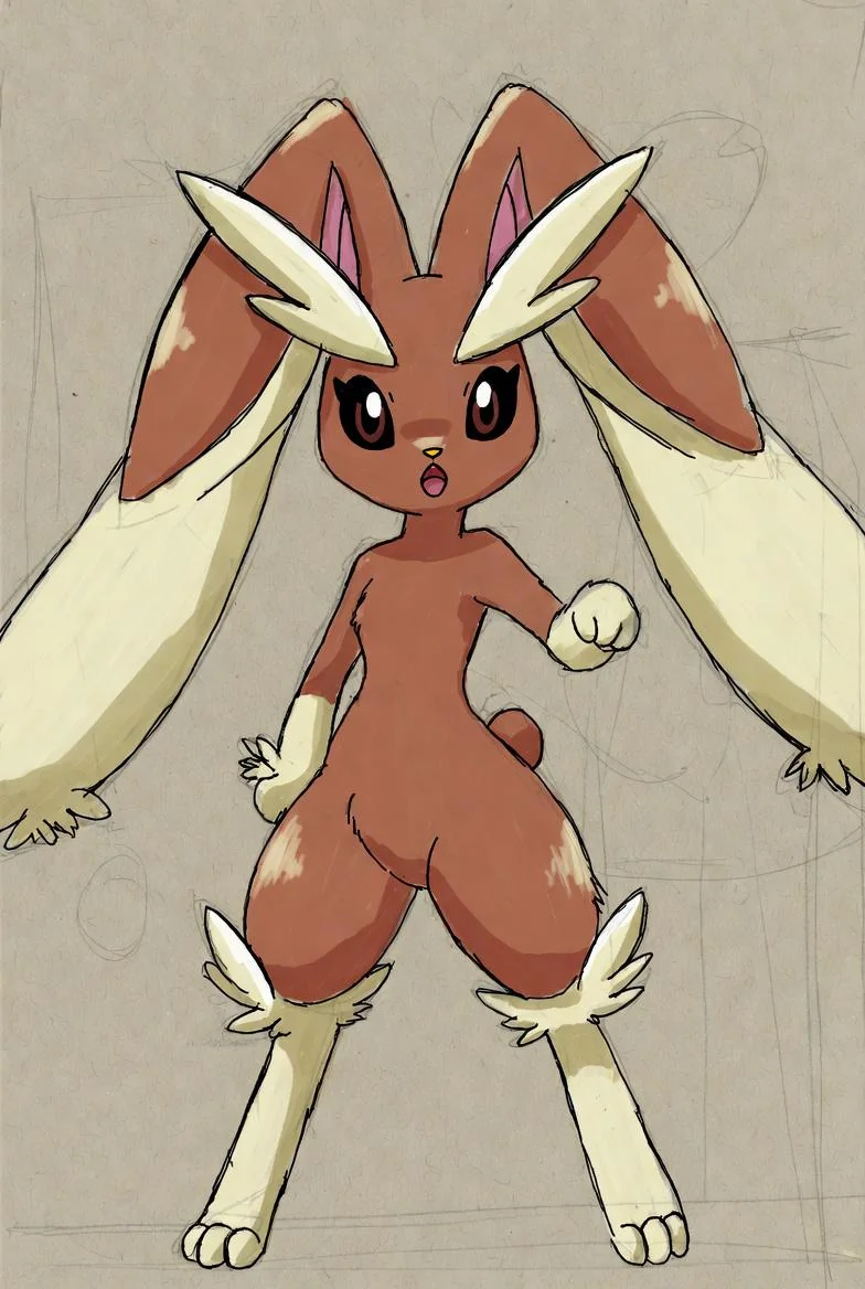 AI can't tell that this is AI when I used the AI to make it (Lopunny) picture 1 of 1