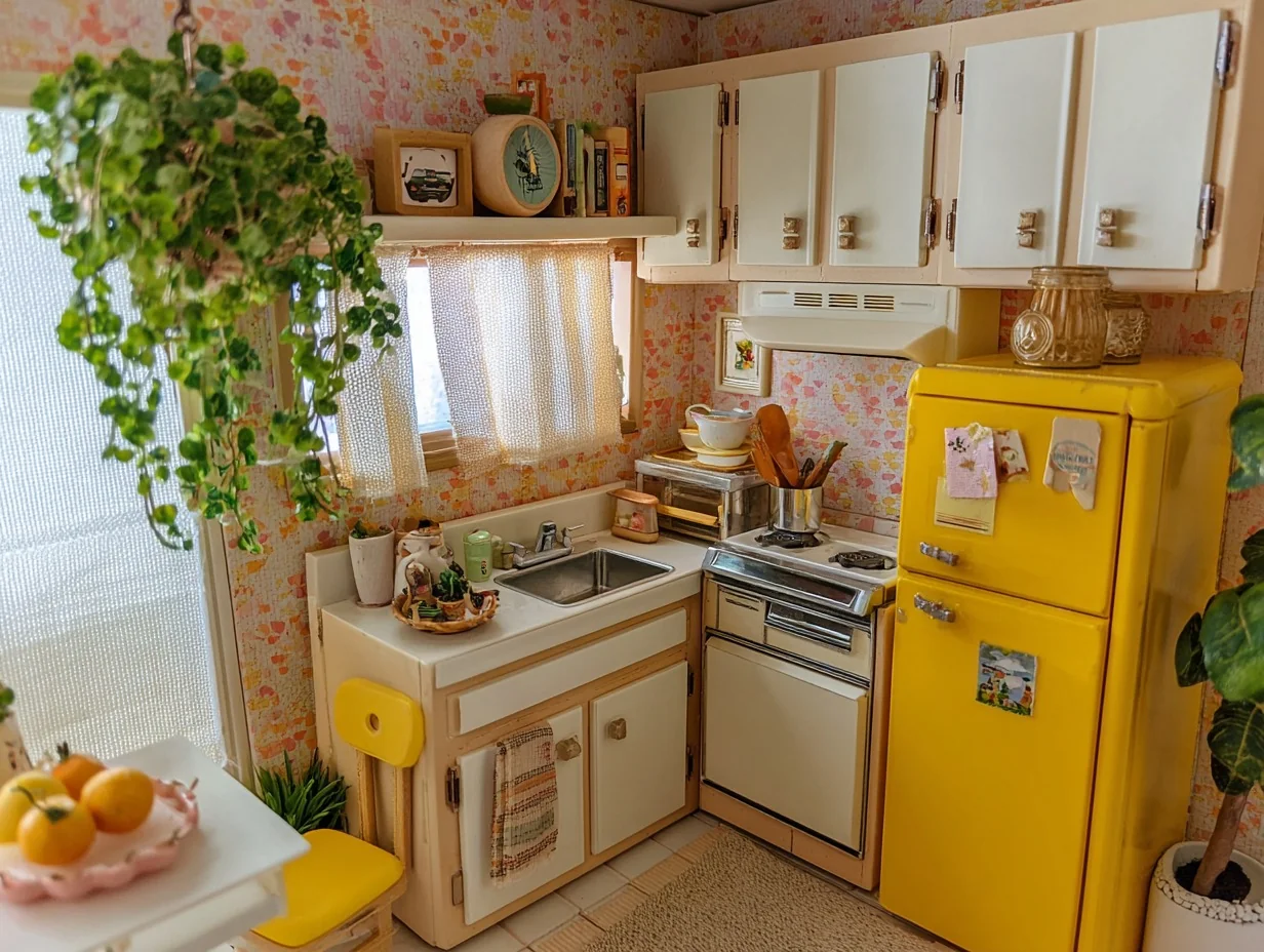 Retro tiny home interiors picture 5 of 7