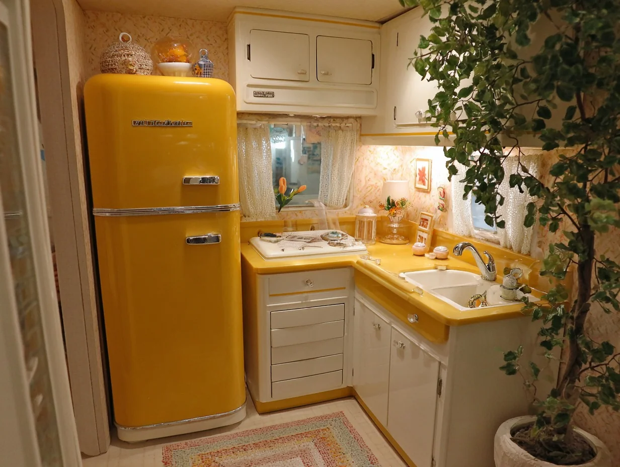 Retro tiny home interiors picture 7 of 7