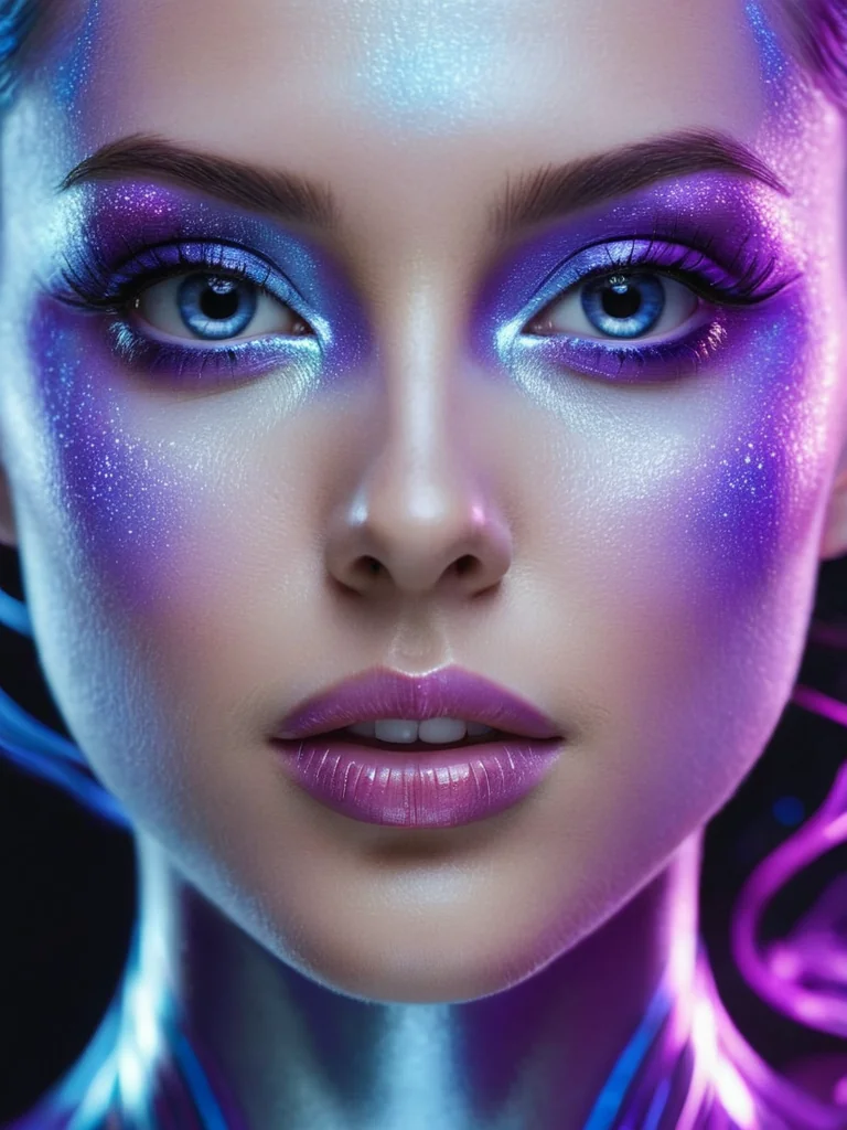 Neon Veil Of Starry Eyes picture 1 of 1