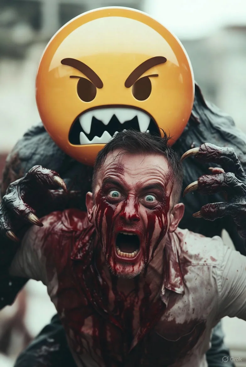 He thought he tamed it - Abstract art, dark fantasy picture 2 of 2