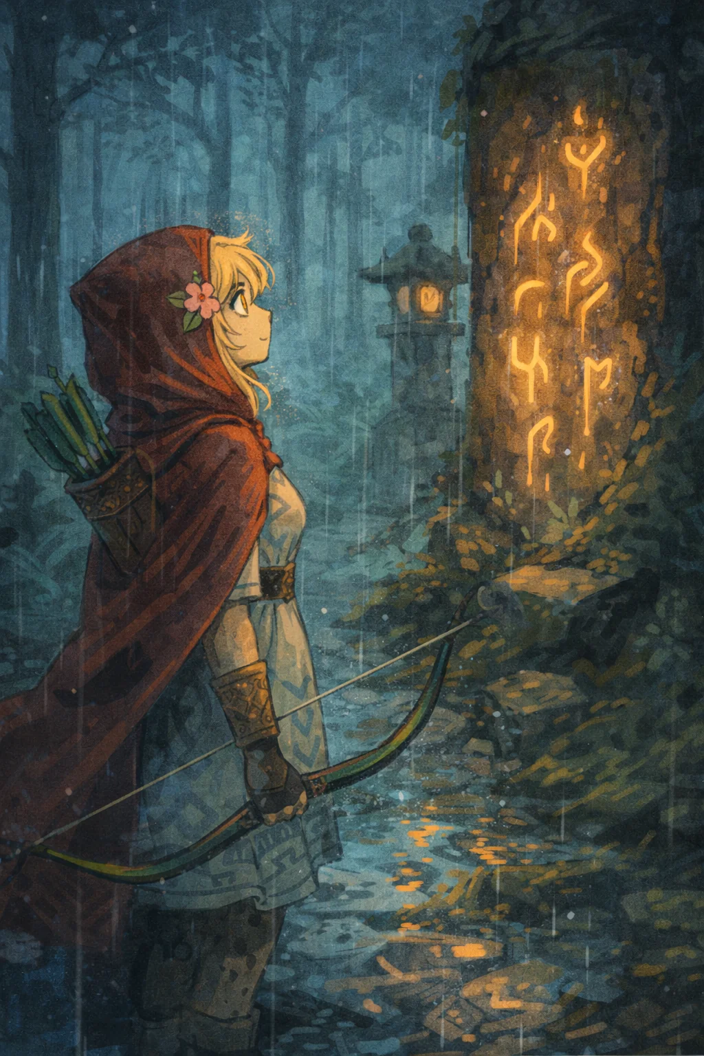 [ OC ] Kaori – Forest Archer OC Showcase 🌿🏹 picture 3 of 5