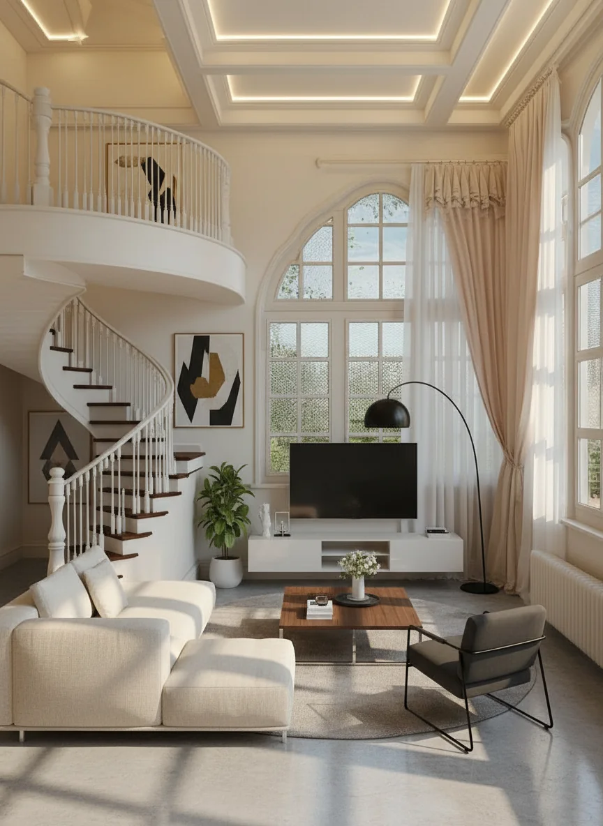 Redesigning the house with AI, original image's at the end. what are your thoughts? picture 4 of 5