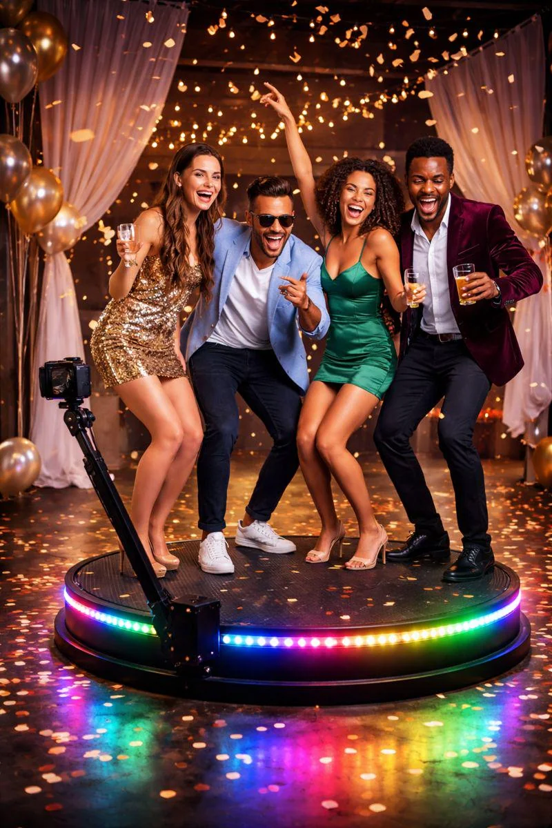 AI-generated concept: 360° photo booth party moment picture 1 of 1