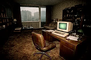 "Back then, this was my grandfather's study."'