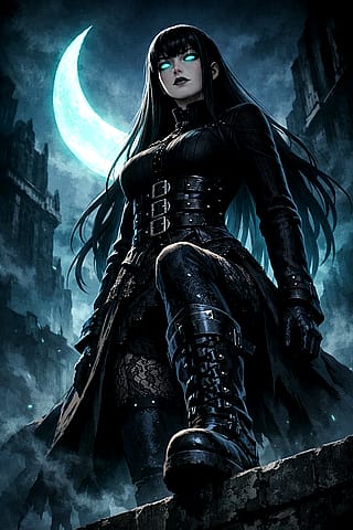 Scary Emo Girl Friend'