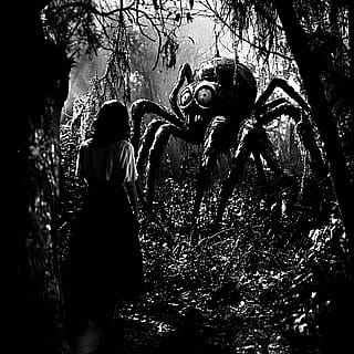 TEMRPERMENTAL GIANT SPIDER MONSTER'