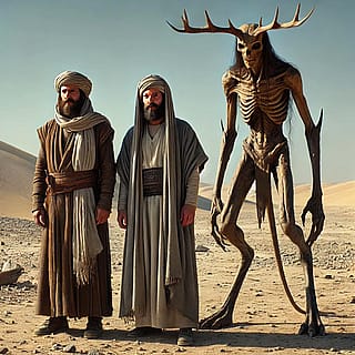 Shadrach, Meshach, and a Wendigo.'