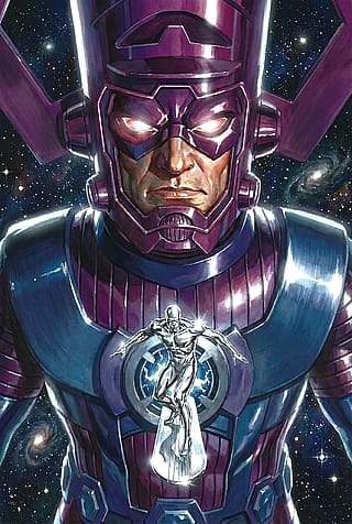 Galactus and Silver Surfer'