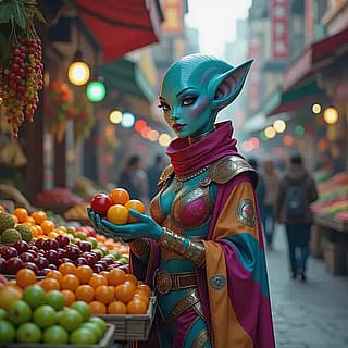 Alien market'