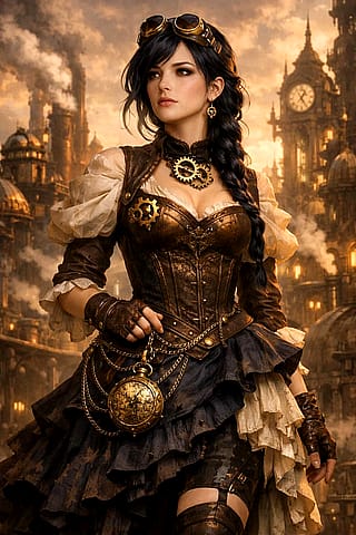 Steampunk Rebel Genevieve'