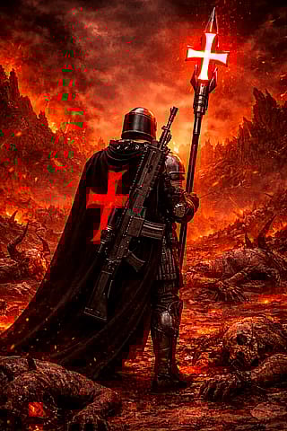 Couple of Doom inspired art, bringing death to heretics and demons alike'