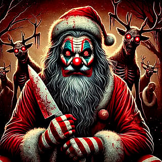 Horror version of Santa Klaus'