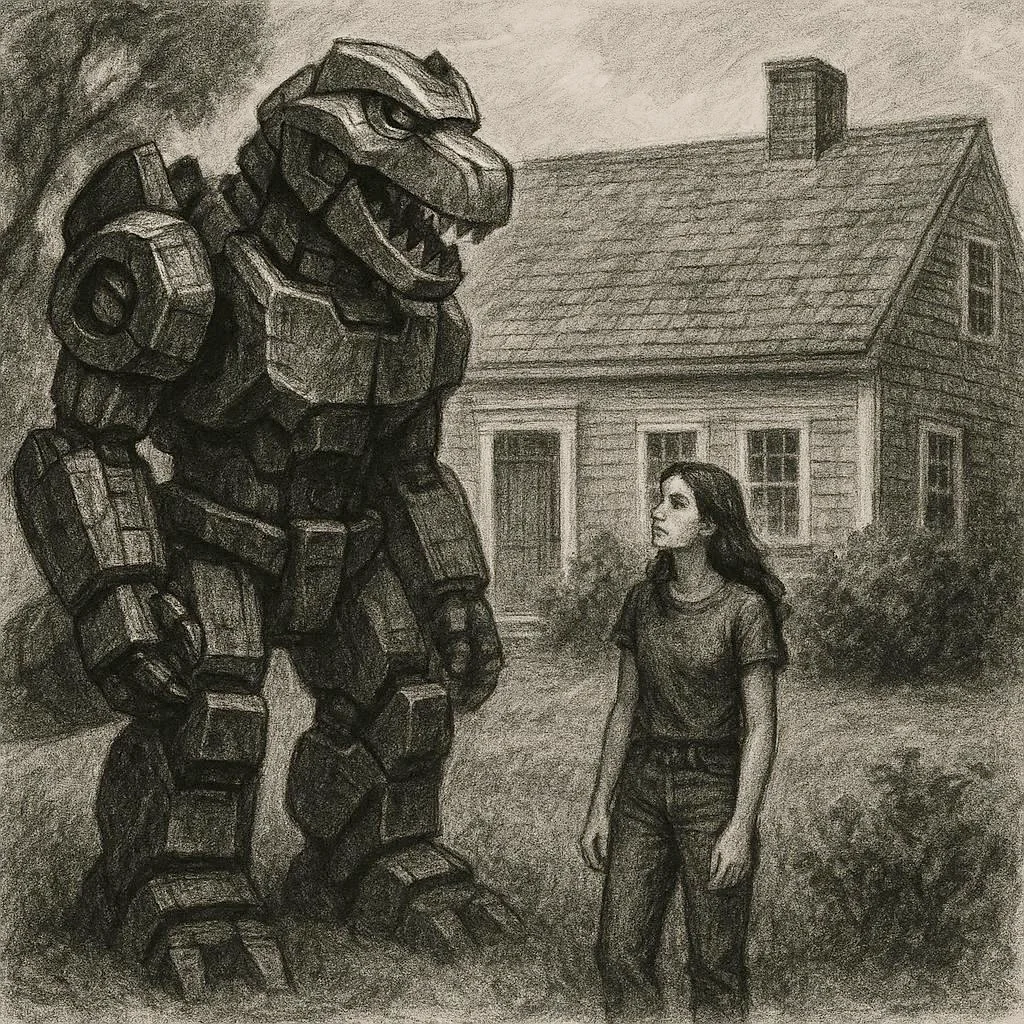 A Dinobot in the suburbs picture 1 of 1