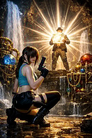Lara Croft and the Crystallized Artifact'