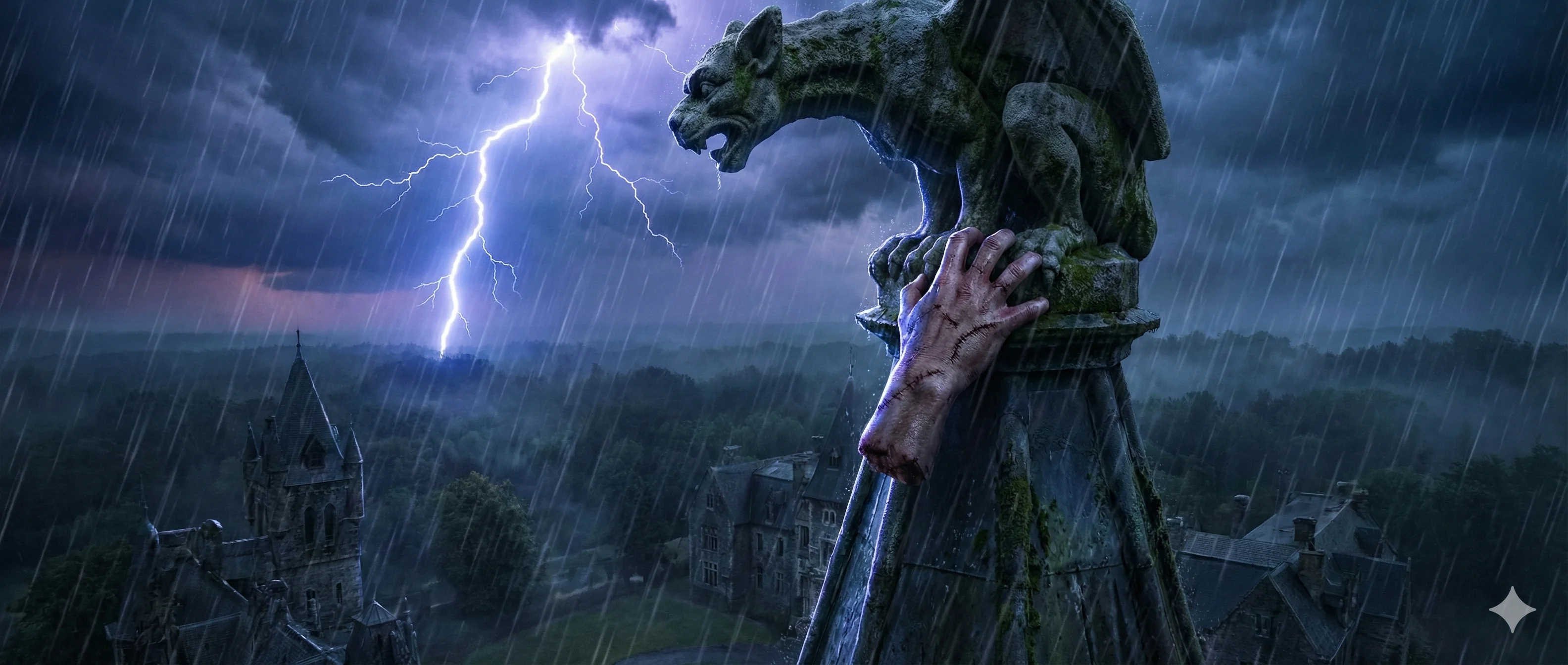 The storm watcher atop Nevermore's highest spire picture 1 of 1