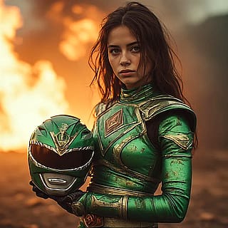 My alternate Green Power ranger from MMPR'