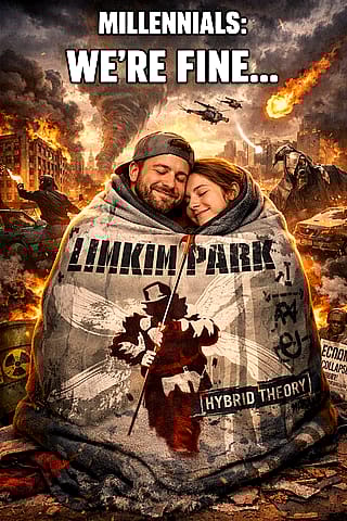 Millennials getting their comfort as the world falls apart for the 5th time.'