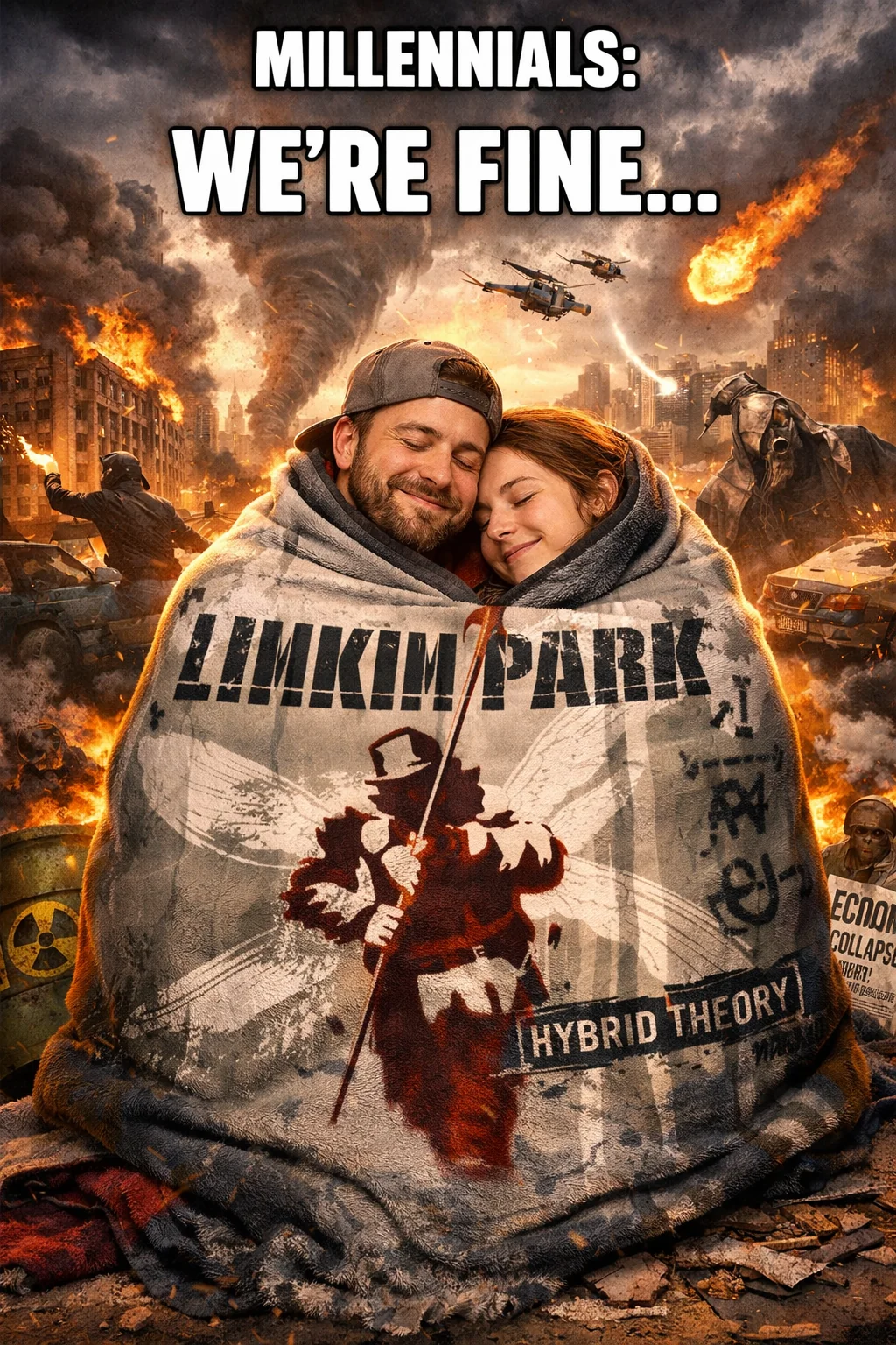 Millennials getting their comfort as the world falls apart for the 5th time. picture 1 of 1