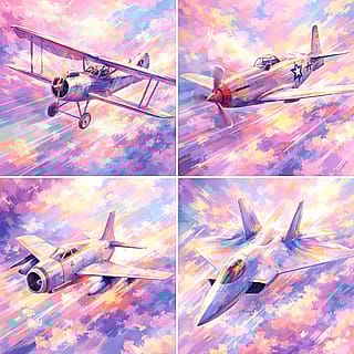 Pastel Planes'