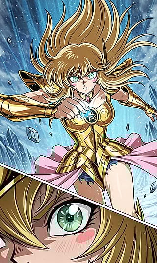Dark Magician Girl x Aquarius ( Saint Seiya + Yugioh! )'
