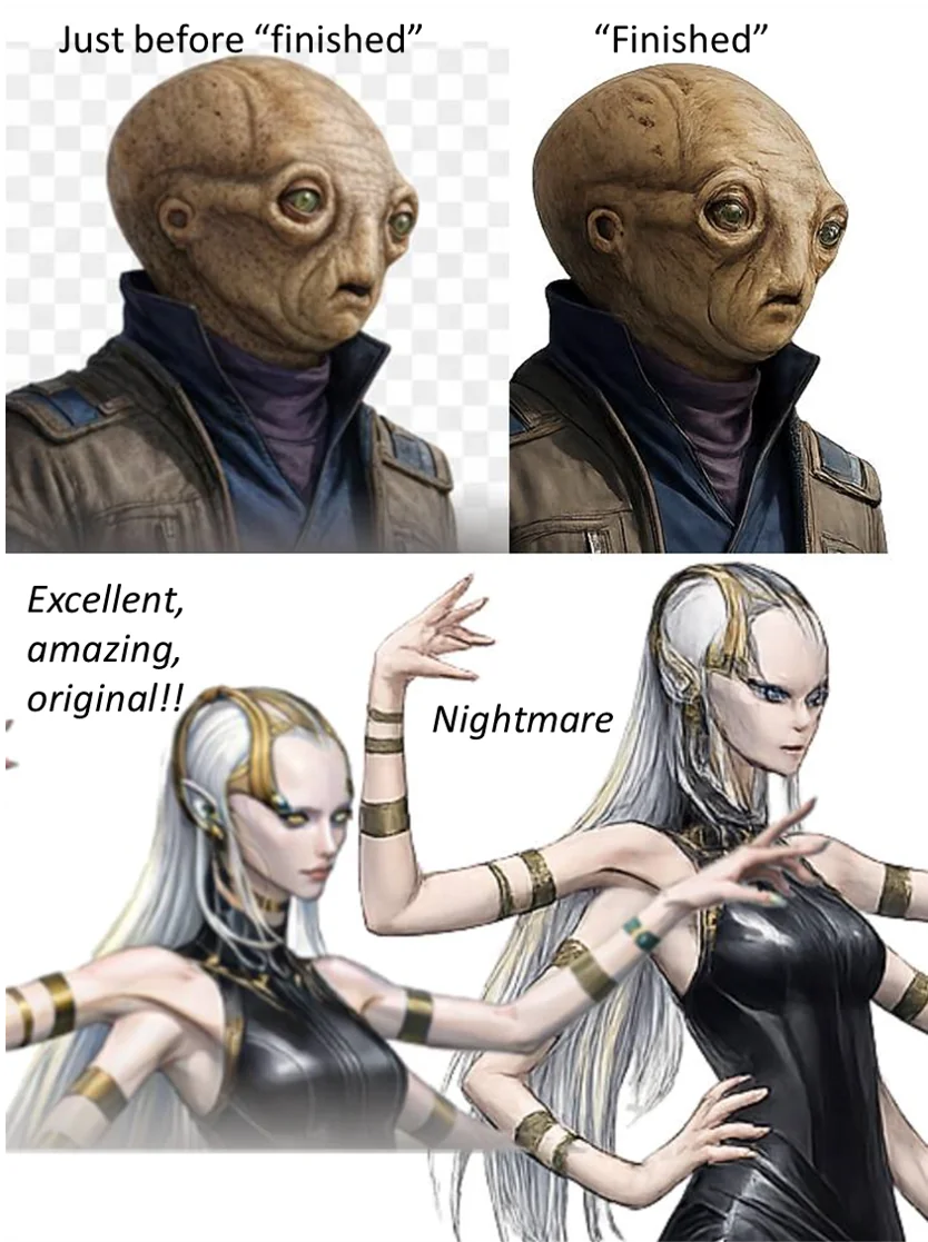 Why does ChatGPT completely ruin its generated images in the last instant? picture 1 of 1