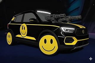 Modernized version of club kids car from Twisted Metal III'