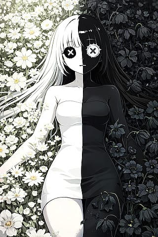 I sure love flowers.'