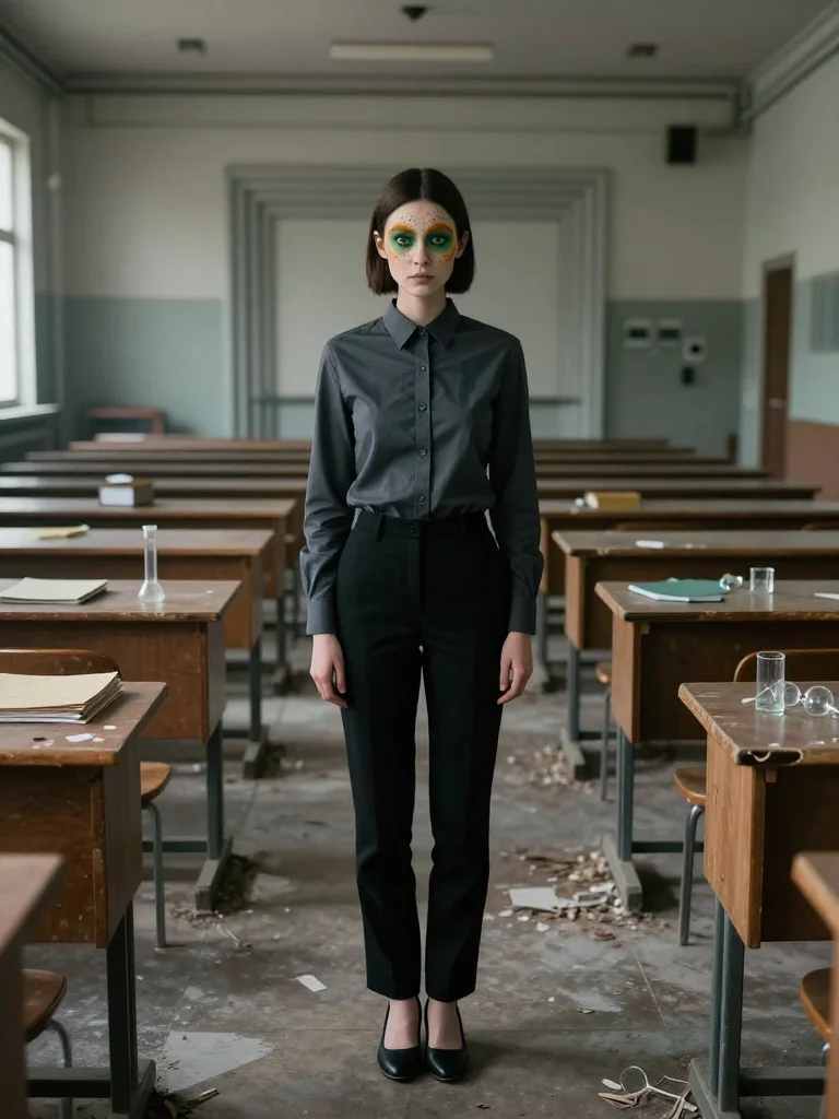 Inkless lessons in shadowed silence picture 1 of 1