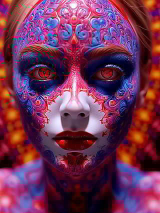 Red ink in a sea of blue'