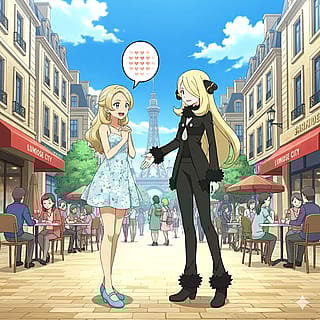 Eva is a Cynthia fangirl'