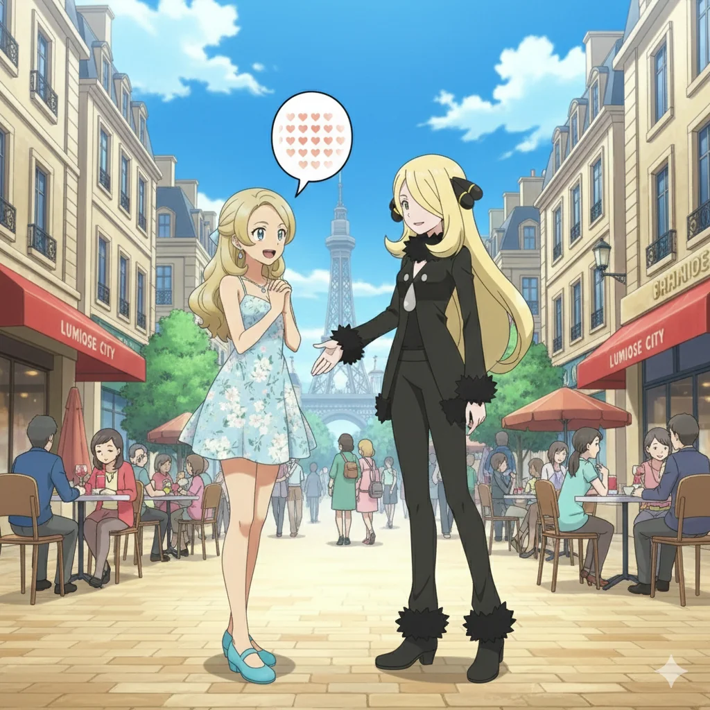 Eva is a Cynthia fangirl picture 1 of 1