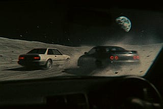 Racing on the moon'