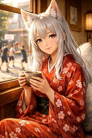 Warm Morning by the Window'