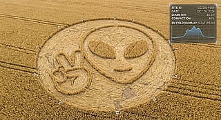 “All right, we got your message.” 👽✌️'