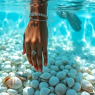 Reach for something pretty'