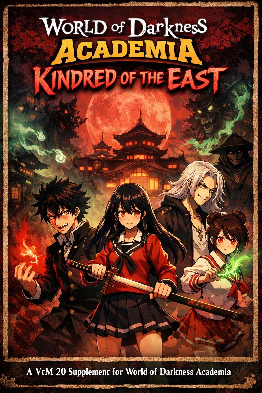 Ai cover of my world of darkness x my hero academia setting picture 1 of 1